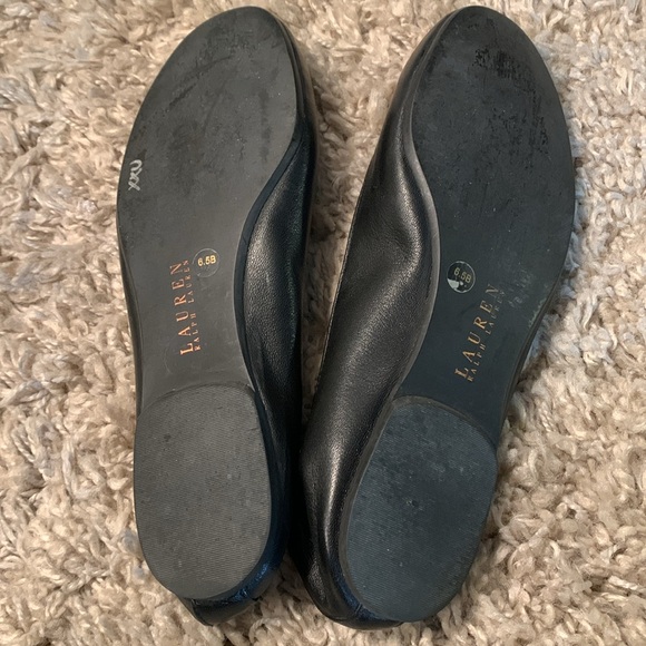 Lauren Ralph Lauren Black Ballet Flats Women’s Size 6.5 - Picture 5 of 8